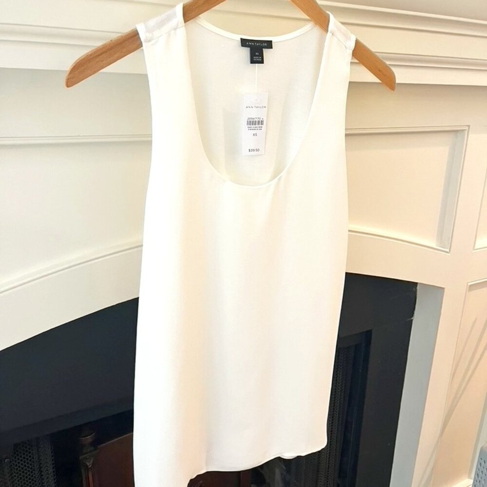 Ann Taylor Ivory Dress Tank